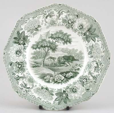 Plate The Lion The Bear and The Fox c1835